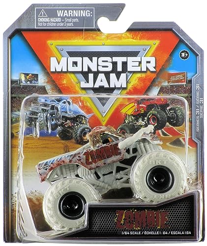 Monster Jam 2023 Spin Master 1:64 Diecast Truck Series 31 Bone Yard Trucks Zombie - Image 1