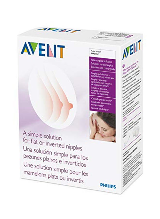 Philips Avent 2-Piece Avent Nipplette Nipple Shield Set, Softness and Flexibility, Clear - SCF152/02 - Image 2