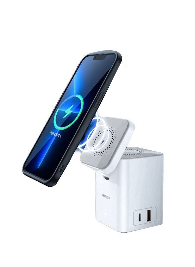 XUNDD - Wireless Charger Compatible with iPhone Apple Watch and Airpods - Image 1