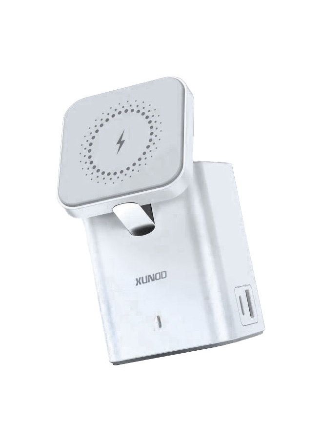 XUNDD - Wireless Charger Compatible with iPhone Apple Watch and Airpods - Image 1