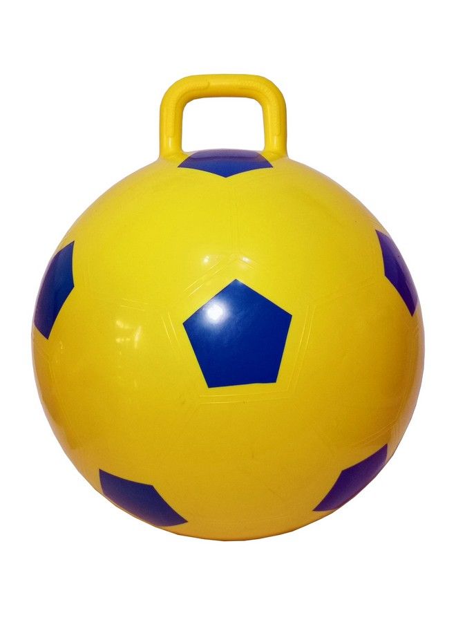 AppleRound Space Hopper Ball With Pump In Soccer Ball Style 18In / 45Cm Diameter For Ages 3 6 Hop Ball Kangaroo Bouncer Hoppity Hop - Image 2