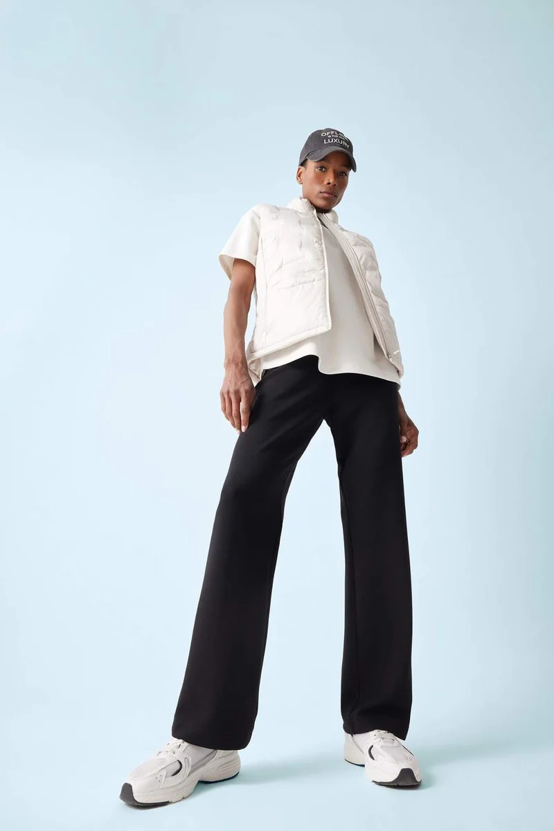 ديفاكتو DeFactoFit Straight Fit Standard Length Modal Trousers