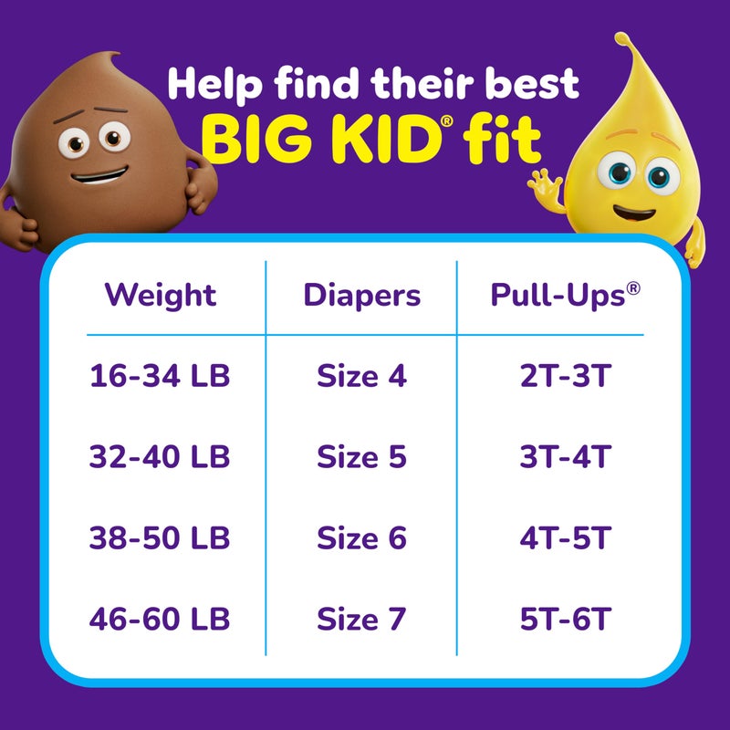 Pull-Ups Boys' Potty Training Pants, Size 5T-6T Training Underwear (46+ lbs), 60 Count - Image 2