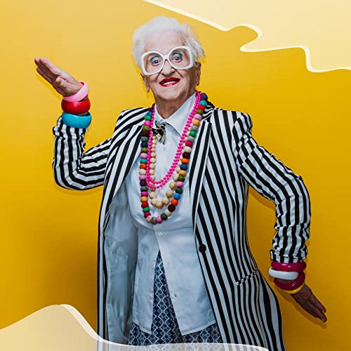 Hotop Halloween Fat Suit Old Lady Costume for Adults Women Men Fat Belly Costume for Halloween Cosplay Dress up Party - Image 3