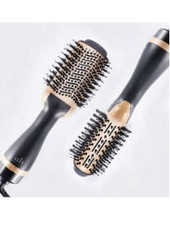 Hot Air Brush,Hair Dryer Brush, Professional Hair Dryer & Volumizer 3 in 1 Upgrade Anti-Scald Negative Ionic Technology Hair Straightener Brush,Salon Negative Ion Ceramic Electric Blow Dryer