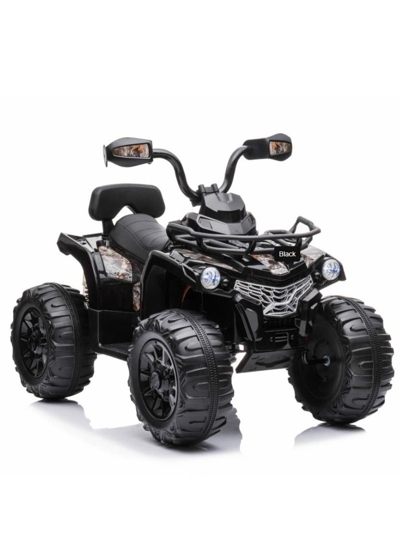 ATV Quad Bike Cross Country Black 12v - Image 1