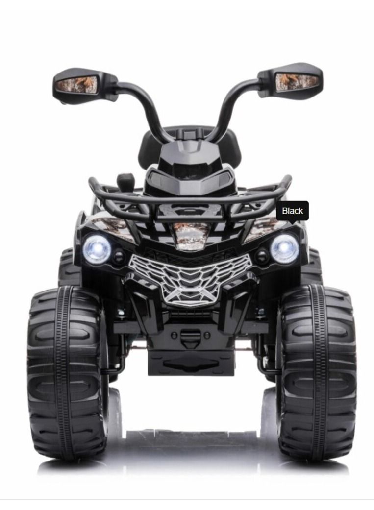 ATV Quad Bike Cross Country Black 12v - Image 2