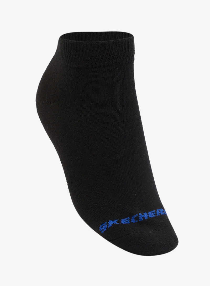 SKECHERS  3 Pack Non-Terry Quarter Crew Socks for Women | Best Price UAE