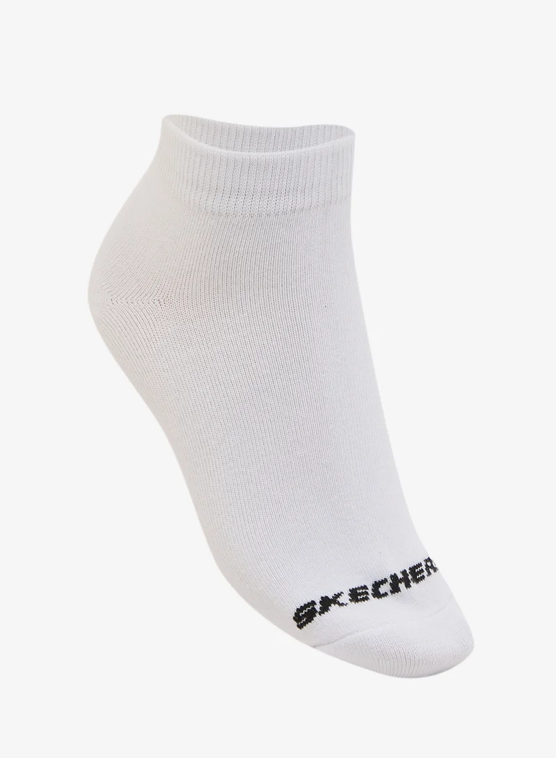 SKECHERS  3 Pack Non-Terry Quarter Crew Socks for Women | Best Price UAE