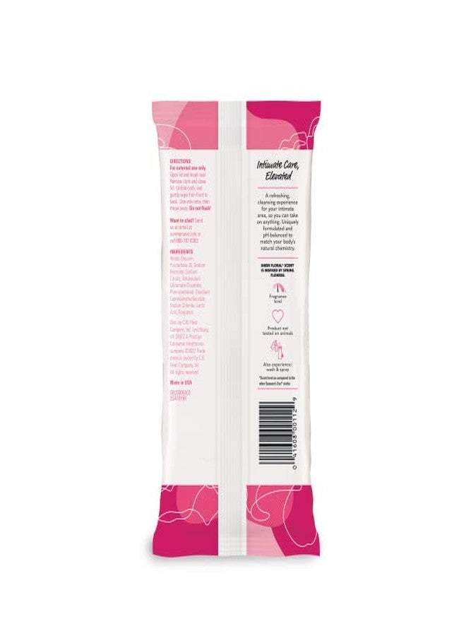 Summer's Eve Feminine Cleansing Cloths, Sensitive Skin, Sheer Floral 32 ea (Pack of 10 - Image 3