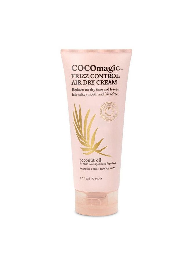cocomagic Frizz Control Air Dry Cream | Antifrizz Styling Cream | Helps To Calm And Smooth Frizzprone Hair | Paraben Free Cruelty Free Made In Usa (6 Oz) - Image 1