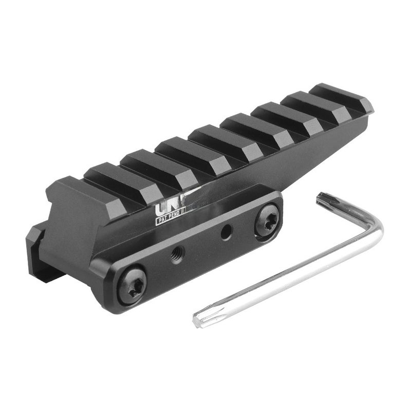 UNITY metal heightening base T1T2 FAST Romeo5 UN heightening bracket MicroMount guide rail(UNITY-BK) - Image 1