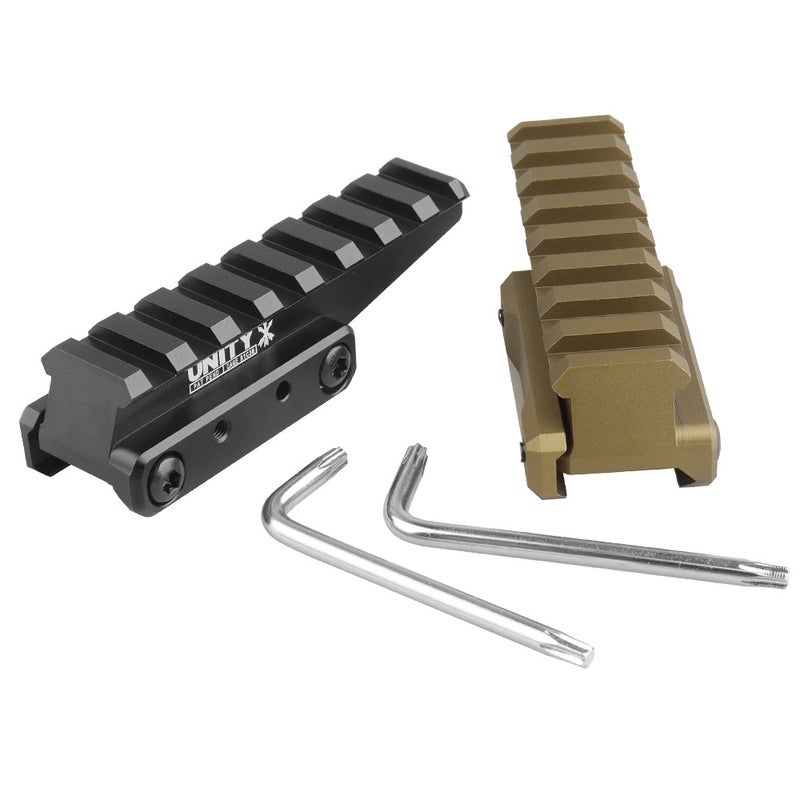 UNITY metal heightening base T1T2 FAST Romeo5 UN heightening bracket MicroMount guide rail(UNITY-BK) - Image 2