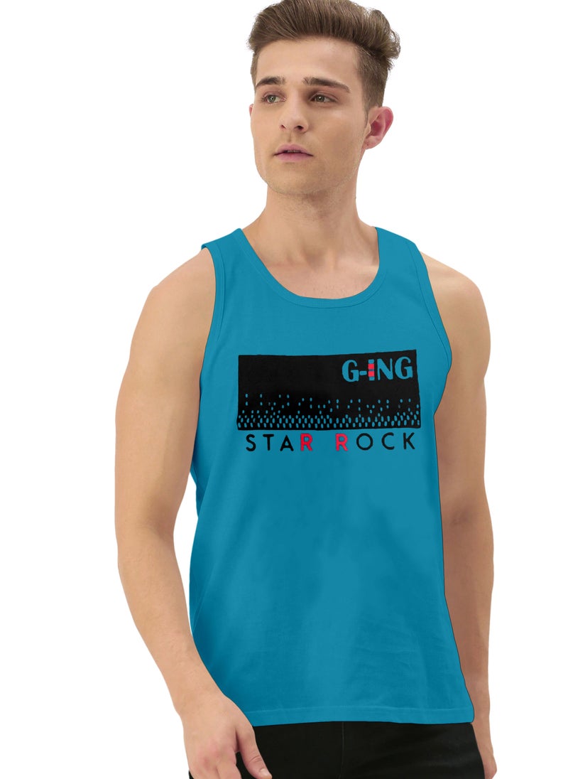 LAUREN Smith تي شيرت رياضي رجالي بدون أكمام مصنوع من القطن بنسبة 100% - Image 1