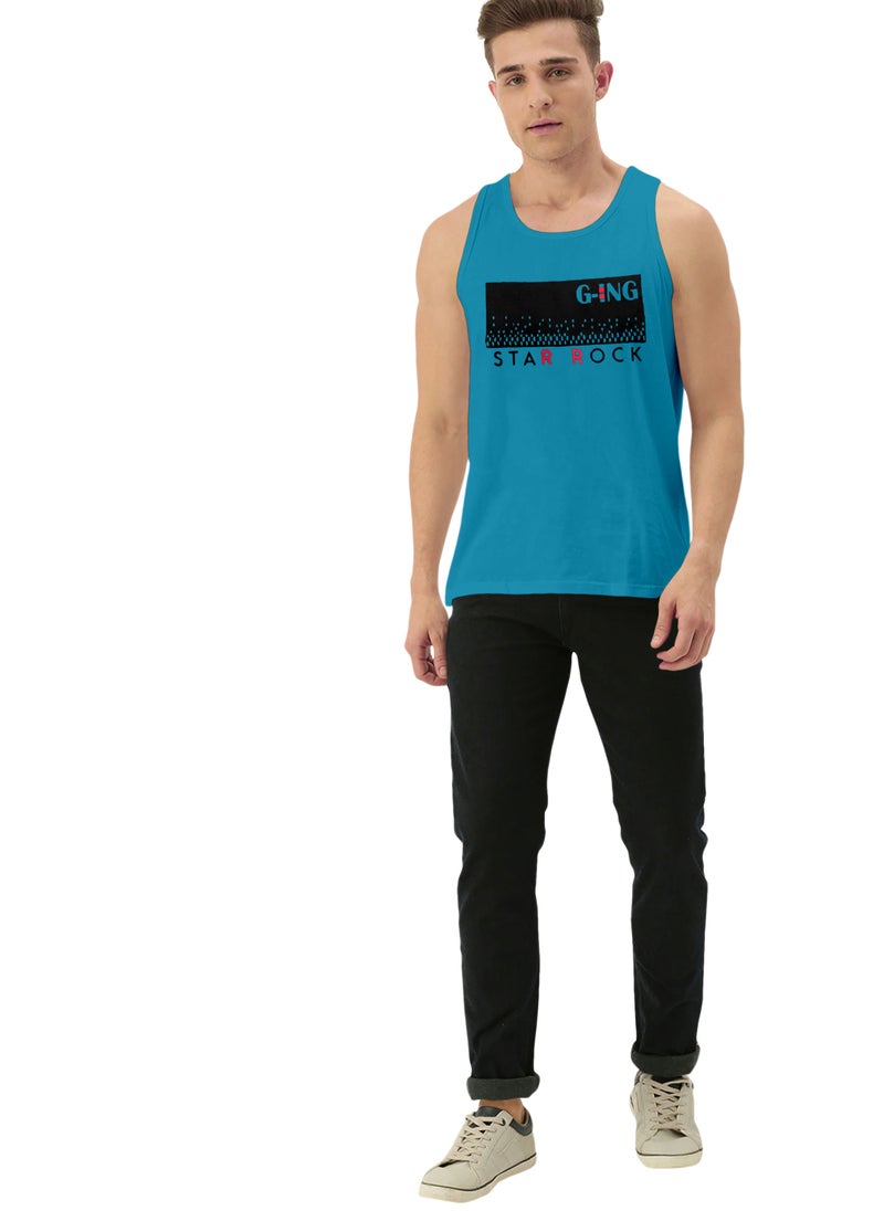 LAUREN Smith تي شيرت رياضي رجالي بدون أكمام مصنوع من القطن بنسبة 100% - Image 3