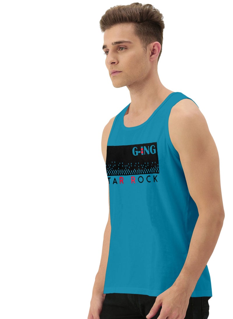 LAUREN Smith تي شيرت رياضي رجالي بدون أكمام مصنوع من القطن بنسبة 100% - Image 2