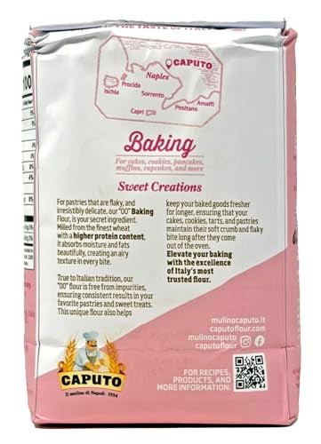 Antimo Caputo Baking Pasticceria Pastry 00 Flour 22 Pound Bag  For Desserts  Shortbreads  From Italy Type 00 Wheat - Image 5