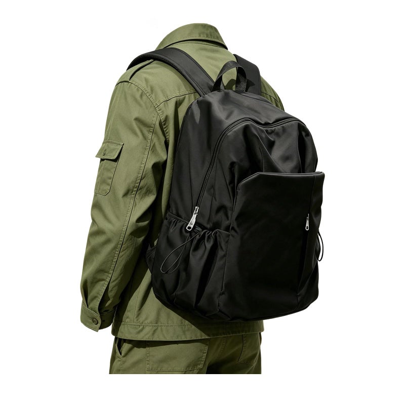 SEAFEW Black Backpack for School High School Bookbag Back Pack for Teens Girls Boys Lightweight College Backpack Bookbag for Women Men Simple Casual Daypack Mochilas Escolares para Adolescentes - Image 2