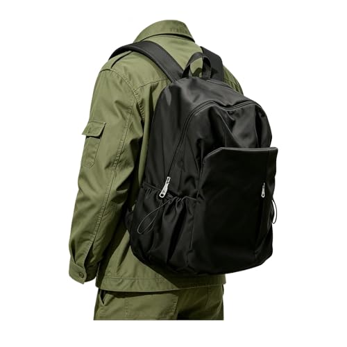 SEAFEW Black Backpack for School High School Bookbag Back Pack for Teens Girls Boys Lightweight College Backpack Bookbag for Women Men Simple Casual Daypack Mochilas Escolares para Adolescentes - Image 1