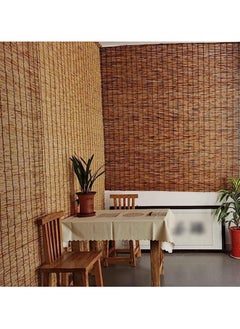 HOME TASTE Hometaste 2 Pieces Natural Reed Fencing,Garden Fence,Privacy Fence Panels For Backyard Or Patio, Highly Dense Whole Reed Peeled Canes Fence Panels  - Image 4