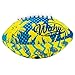 Wahu 100 Waterproof Mini Beach Football with Real Laces for in and Out of Water Play 65 Outdoor Mini Football for Pool and Beach Games TealYellow - Image 3