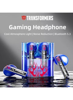 TRANSFORMERS Transformers TF-T08 TWS Wireless Headphones Bluetooth 5.3 Optimus Prime White Game Sports  - Image 3