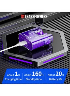 TRANSFORMERS Transformers TF-T08 TWS Wireless Headphones Bluetooth 5.3 Optimus Prime White Game Sports  - Image 5