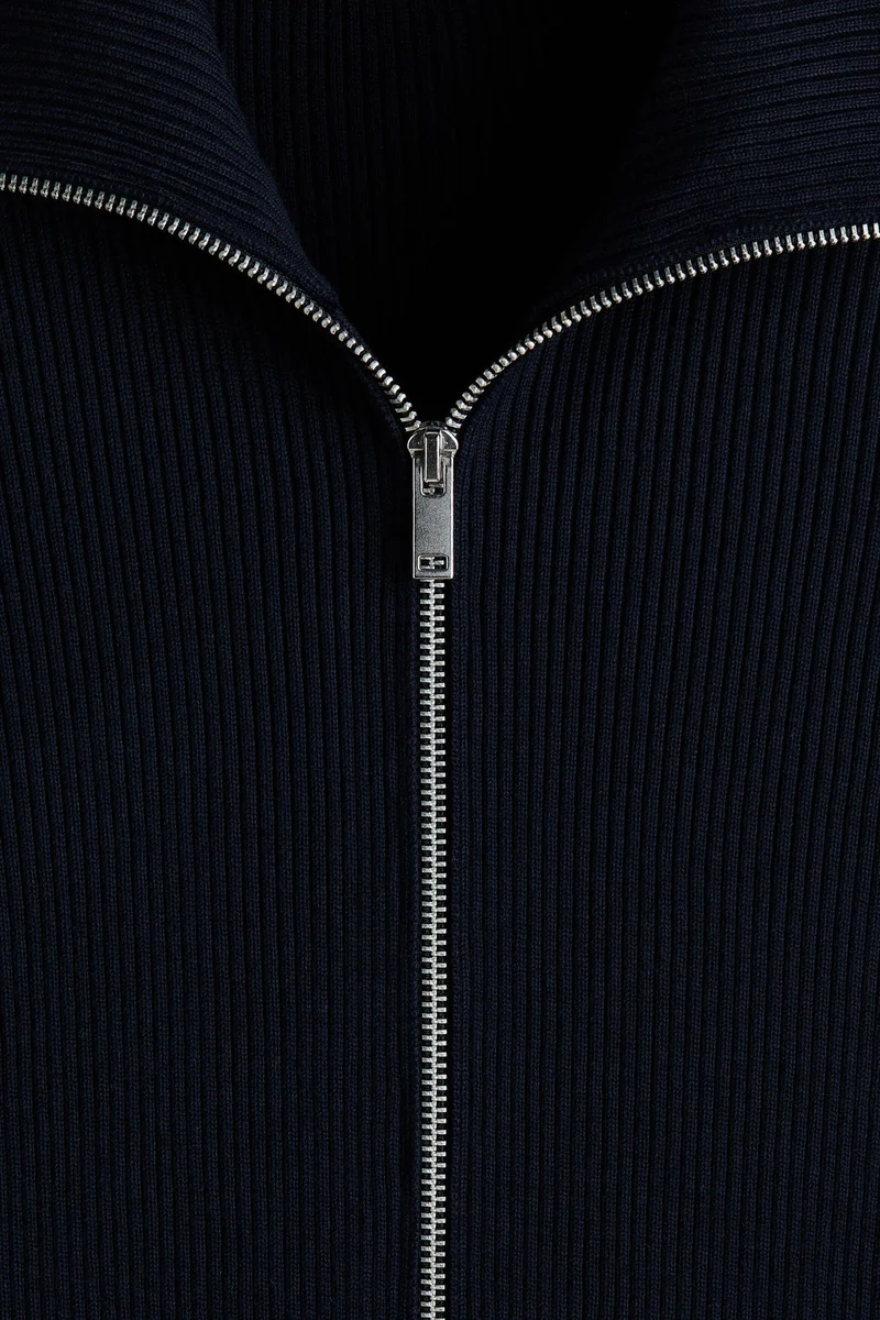 H&M  Slim Fit Rib-knit cardigan for Men | Best Price UAE