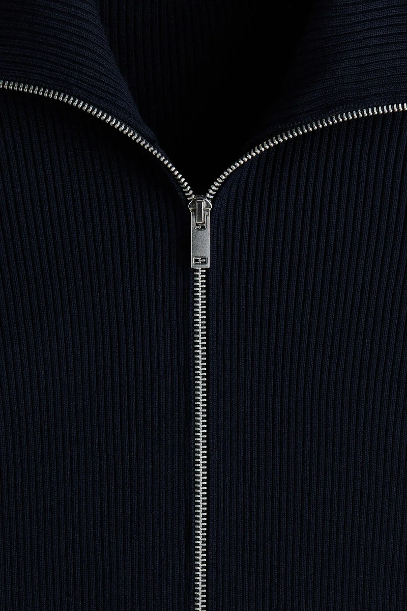 H&M  Slim Fit Rib-knit cardigan for Men | Best Price UAE