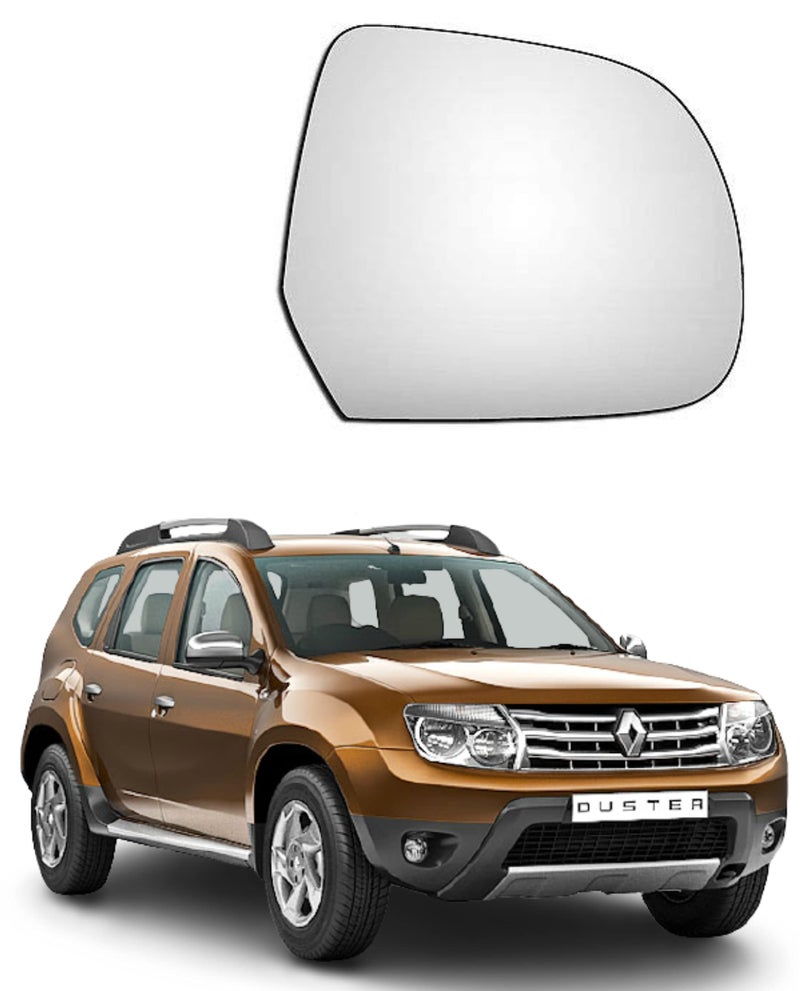 Autovea ® Right/Driver Side Rear View Mirror Glass Compatible for Renault Duster Type-1 2012-2016 - Image 1