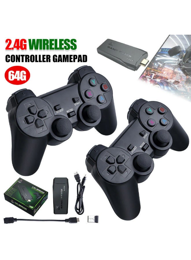 SHOPI M8 Game Stick 4k Game Console Wireless Gamepad Hdmi Tv Retro Game - Image 1