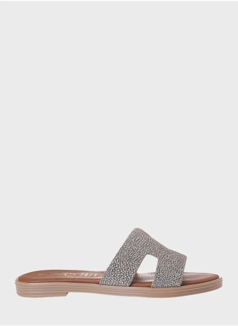 Athena Handmade Greek Sandals Cut Out Flat Sandal