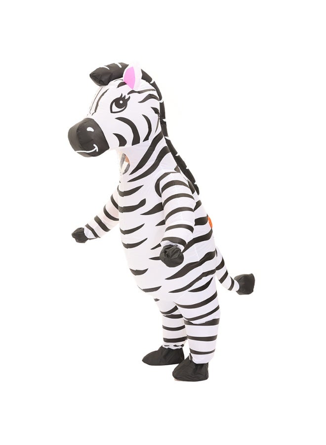 Inflatable Costume Adult Blow up Costume Halloween Costume Suit Inflatable Animal zebra Costume for Men and Women - Image 5