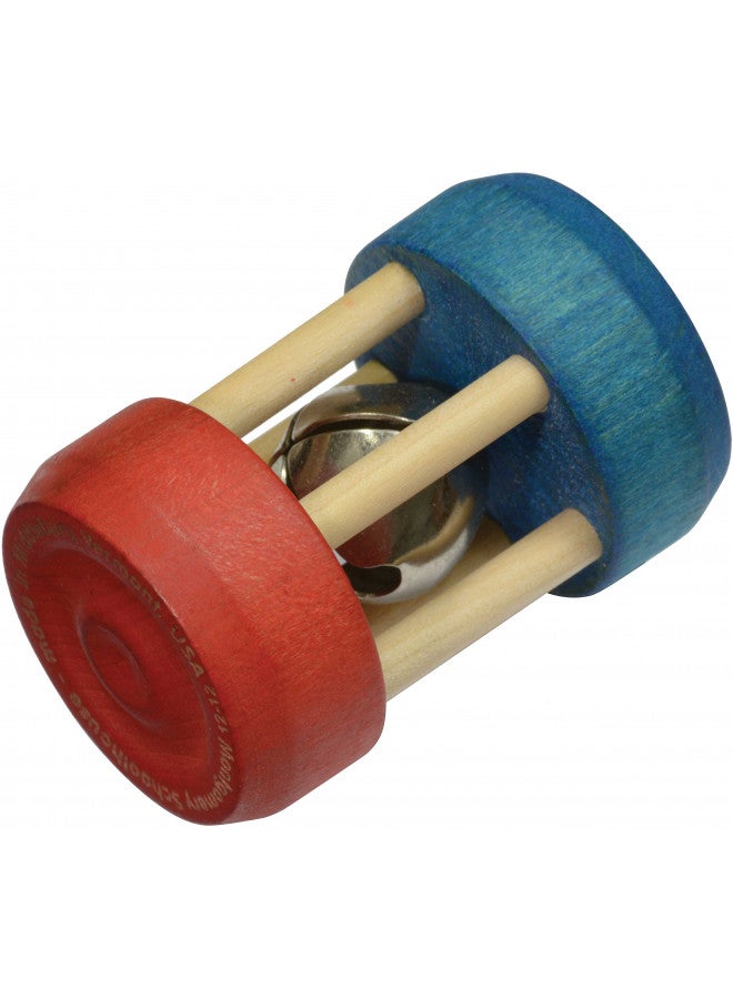 Maple Landmark Mini Bell Rattle - Made in USA - Image 1