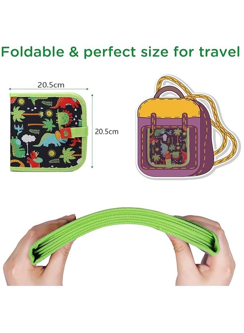 رات سو كتاب الرسم السحري للأطفال - مجموعة دفتر الرسم القابل للمسح للأطفال مع 12 قلم مائي - 16 صفحة ودفتر رسم قابل لإعادة الاستخدام - لعبة فنية محمولة للأطفال في الروضة وأثناء السفر والنزهات على الطريق. - Image 5