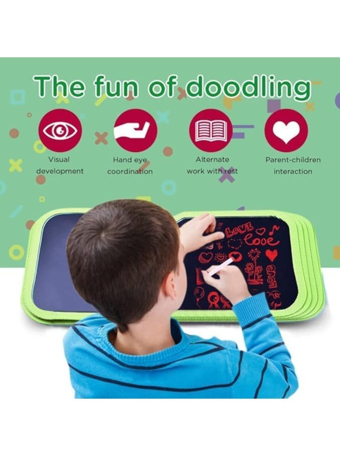 رات سو كتاب الرسم السحري للأطفال - مجموعة دفتر الرسم القابل للمسح للأطفال مع 12 قلم مائي - 16 صفحة ودفتر رسم قابل لإعادة الاستخدام - لعبة فنية محمولة للأطفال في الروضة وأثناء السفر والنزهات على الطريق. - Image 3