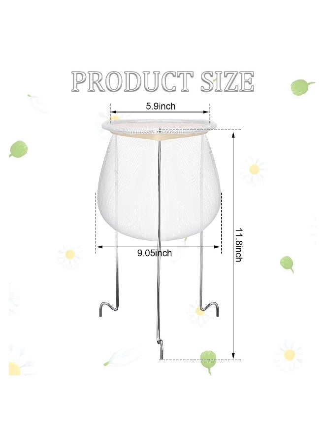 Generic - Jam Strainer Stand with Mesh Bag, Reusable Food Filter Bag Jelly Bags for Filter Coffee Tea Milk Juice Oil, 2 Pcs - Image 1