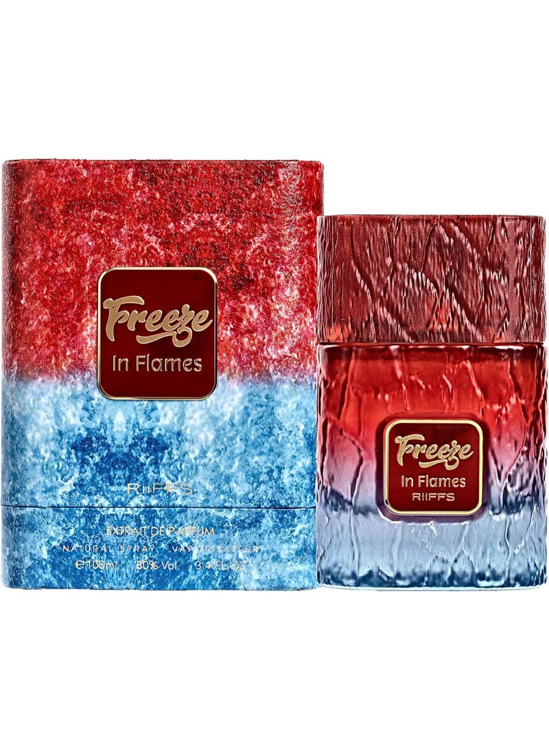 ريفس عطر "فريز إن فليمز" (Freeze In Flames) من ريفس (RiiFFS) - إكستريت دو بارفان (تركيز عالٍ) - للجنسين، 100 مل - Image 1