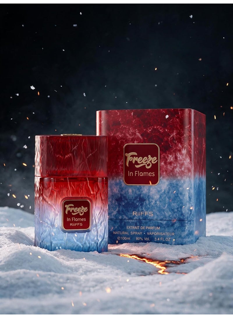 ريفس عطر "فريز إن فليمز" (Freeze In Flames) من ريفس (RiiFFS) - إكستريت دو بارفان (تركيز عالٍ) - للجنسين، 100 مل - Image 4