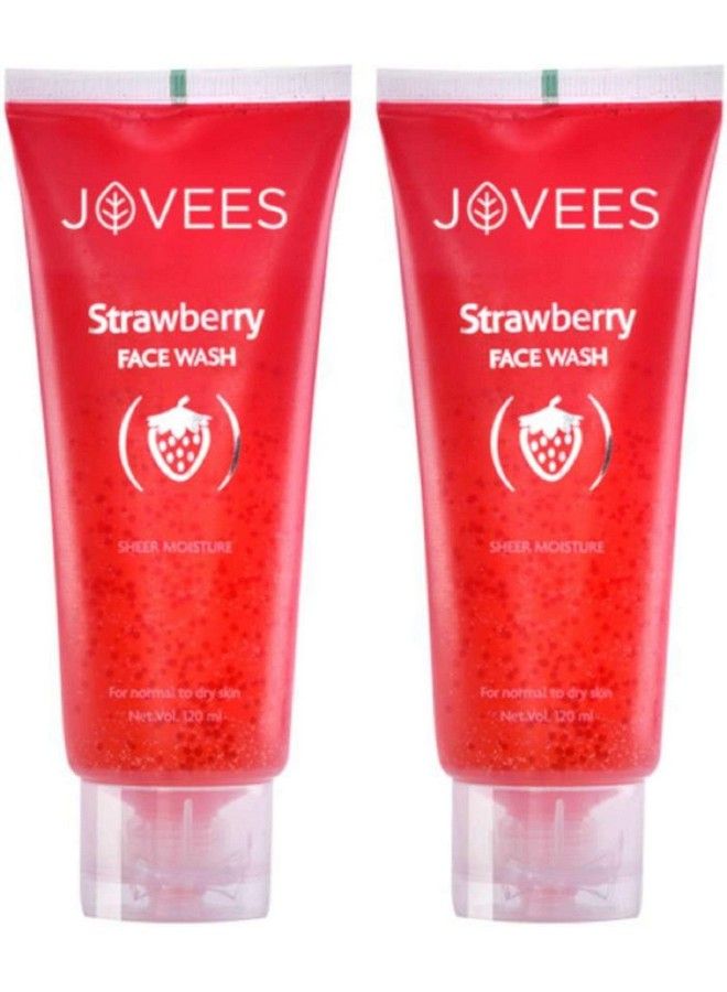 Jovees Strawberry Sheer Moisture Face Wash (240 Ml) - Image 2