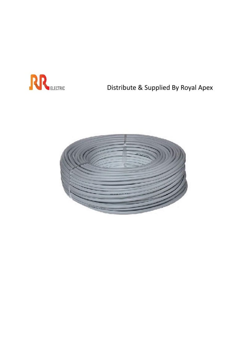 RR RR Multi Strand Pure Copper Single Core Flexible Cables | Trirated Electrolytic Conductor up to 105C Fire Resist Electric Panel Wire | BS6231 ISO9001 CE Compliant 100Y(90m) Roll (1mm, Grey)  - Image 2
