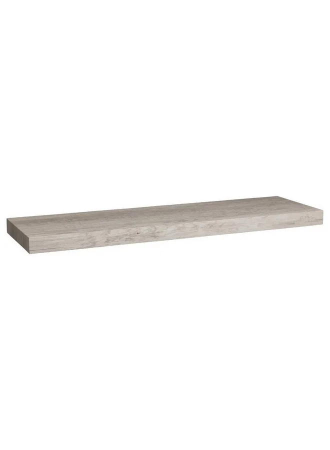 Five Simply Smart Fixy Rectangular Floating Wall Shelf Grey Oak 80 cm 138954D