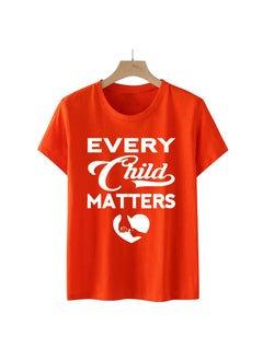 2021 Every Child Matters Unisex Casual Printed Tee 22405 Orange