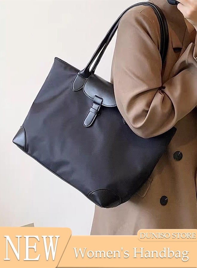 DUNISO Women's Fashion Handbag Faux Leather Tote Bag For Women Large Capacity Tote Bags Top Handle Satchel Fashionable Travel Shoulder Bag For Ladies - Image 1