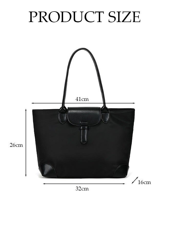 DUNISO Women's Fashion Handbag Faux Leather Tote Bag For Women Large Capacity Tote Bags Top Handle Satchel Fashionable Travel Shoulder Bag For Ladies - Image 4