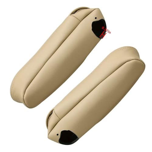 Kar Designers Real Leather Gray Seat Armrest Covers For 03-09 Lexus RX300 & RX330 – Front Left & Right