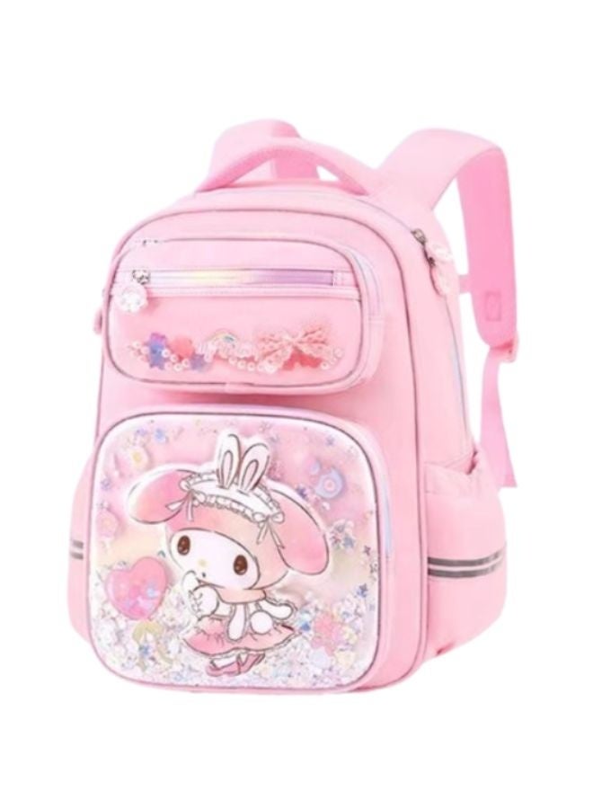 Sanrio My Melody Cartoon Chracter Glitter Design School Backpack - Image 1