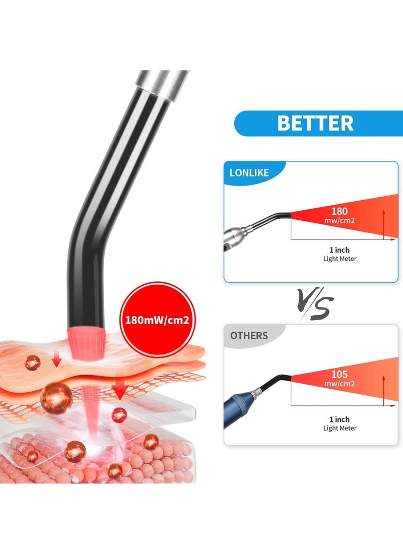 Cold Sore Treatment Device, Canker Fever Blister Treatment, Mouth Sores Red Light Therapy for Lips Nose Ear Hands Joint Pain Relief, Infrared Device Body Face