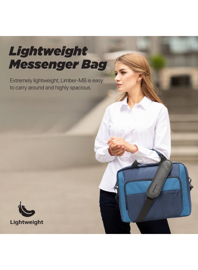 Promats Promate Large Capacity Messenger bag with Multiple Compartments for 15.6” Laptops  - Image 5