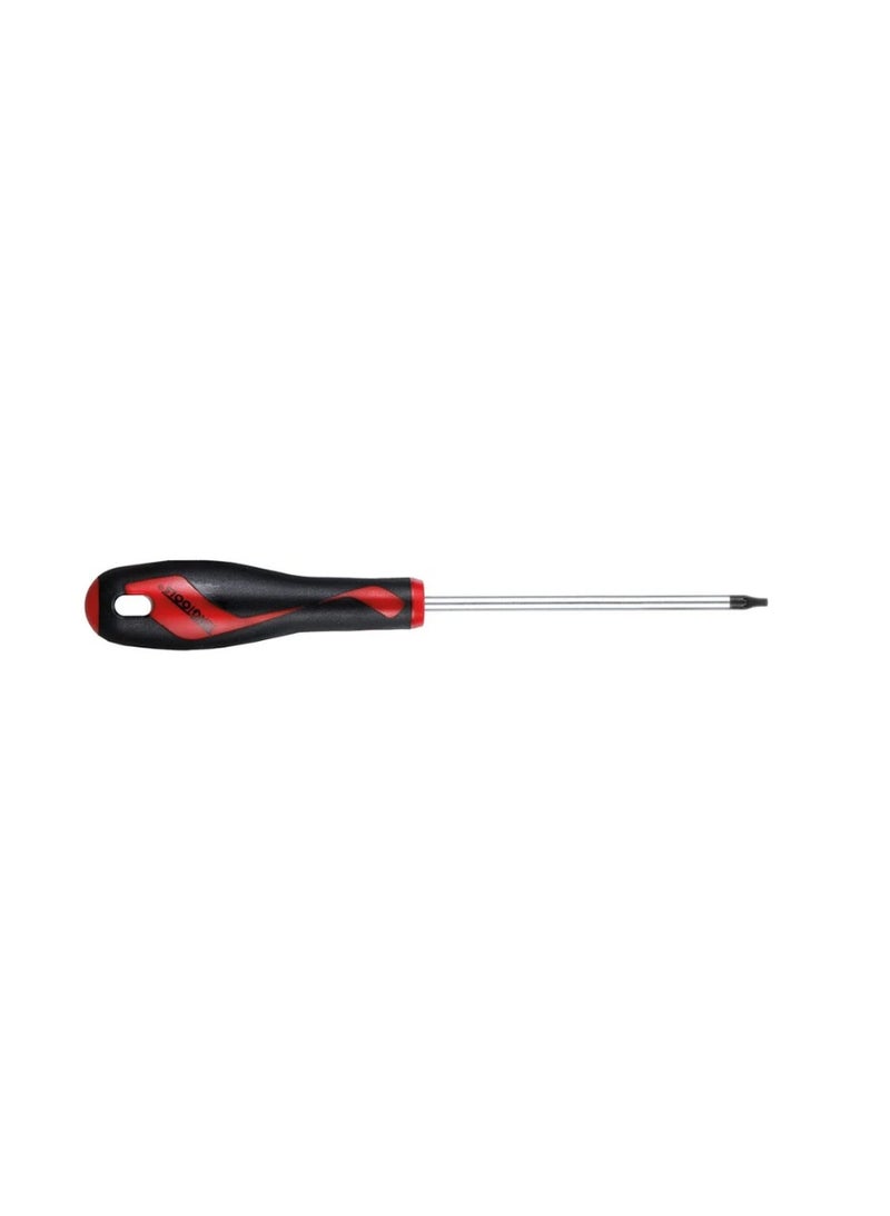 TX10 Torx Screwdriver 100mm, TT-MV Plus Steel Blade, Ergonomic Bi-Material Handle, T-Drive & Tethering Hole, Precision Heavy Duty Screwdriver – MD910TN